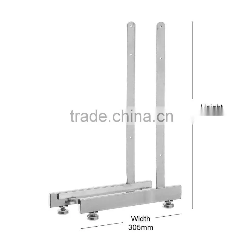 Chrome L Legs for Gridwall Mesh,Gridwall L Leg Base