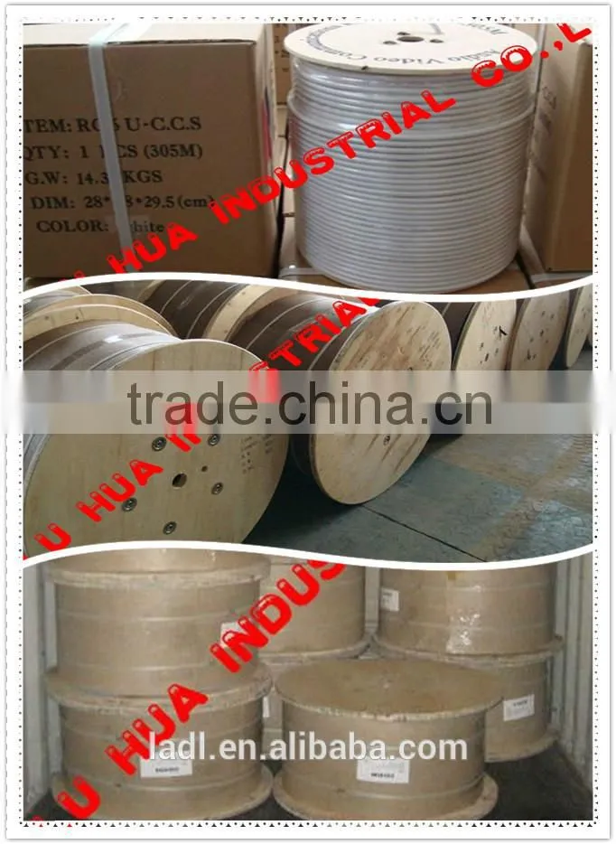 RG 6 coaxial cable for CCTV CATV