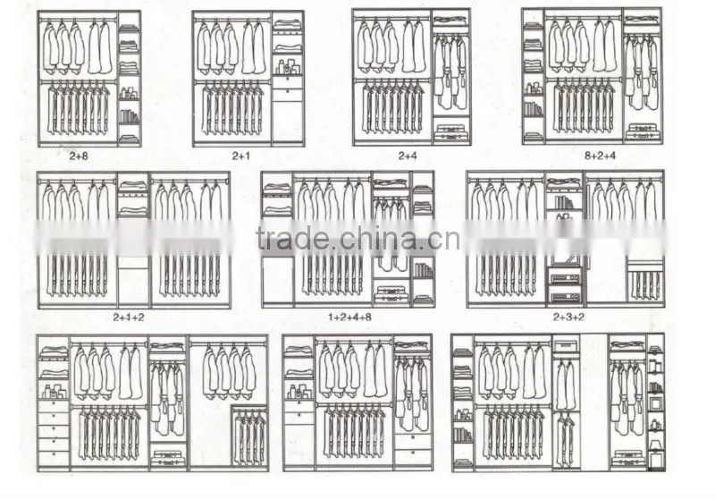 Modren Bedroom Wardrobe/chest/cabinet/Closet