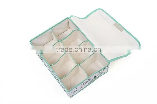 2015 New fashion oxford cloth underwear storage boxliving box