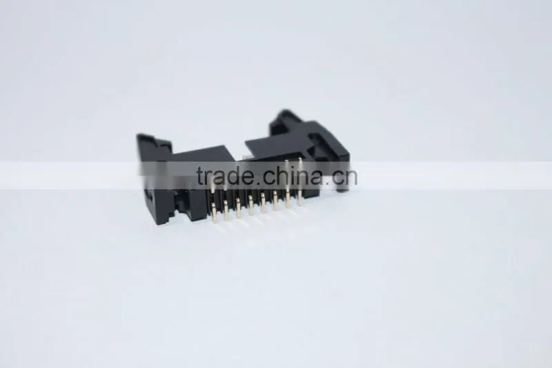 Ejector header big latch 2.54mm smt black 8~64pin