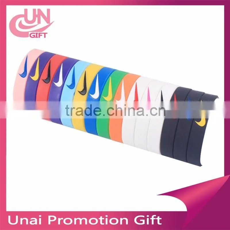 Wholesale silicone bracelet print logo manufacturer #F-874