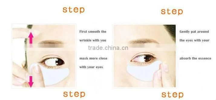 Anti-wrinkle gel eye patches for removing wrinkle, eye patch gel mask