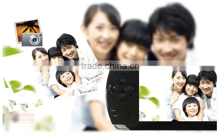High speed TFT large screen 4.3inch Video Game Console MP5 Handheld Game Player many free games ebook/FM/Camera