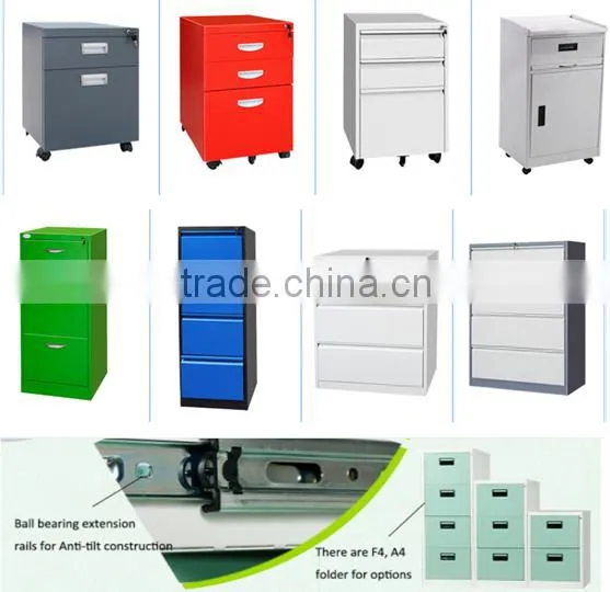 steel office furniture type one door mobile lateral filing cabinet as per customized specifications