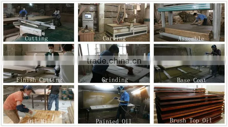 2014 Waterproof double leaf swing copper glass doors