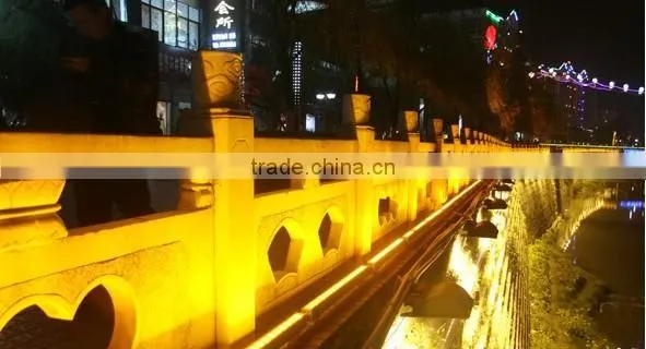 high quality 3 year warranty outdoor ip65 led wall washer white /RGB color