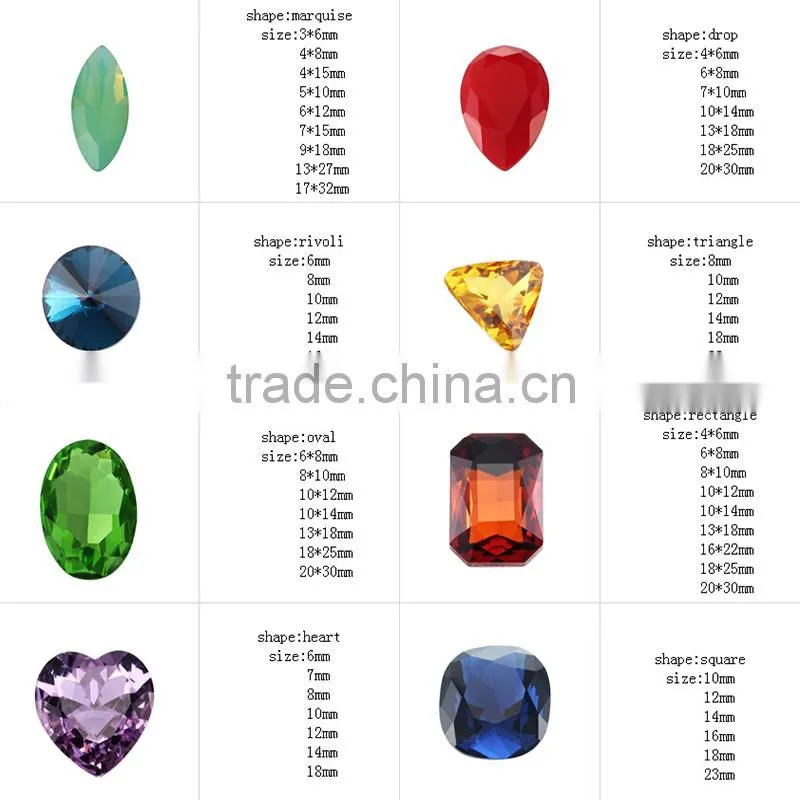 Dress Decoration Flat Back Crystal Rhinestone Sew On