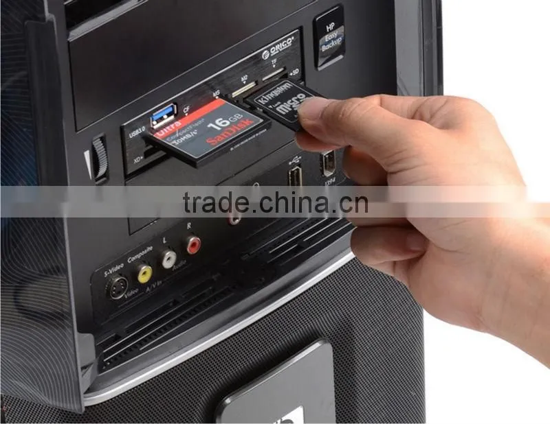 High Speed Desktop CF TF SD Soft Drives Card Reader Extension Card