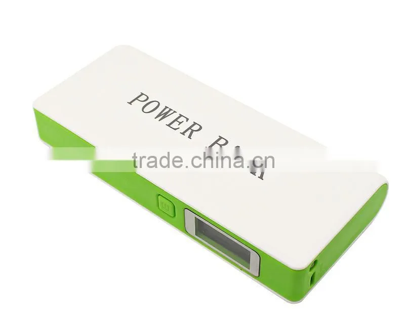Shenzhen wholesale 18650 battery mobile phone charger portable charger 15000mah power bank