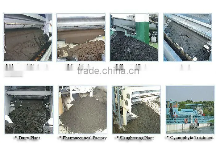 belt filter press for wastewater treatment