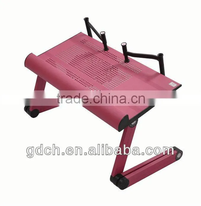 Portable Foldable Computer Reading Desk with Fixing device in Bed