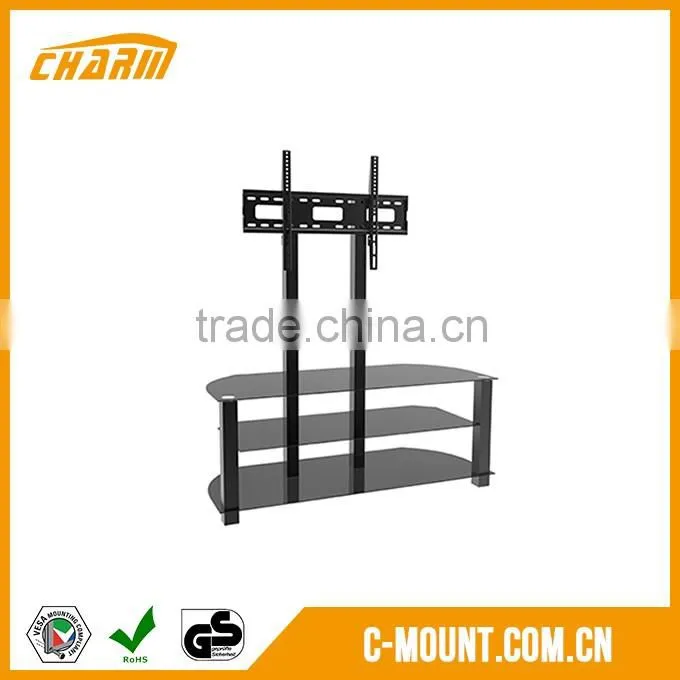 Tv mount with stand for bedroom, CT-FTVS-K604B tv bracket wall mount