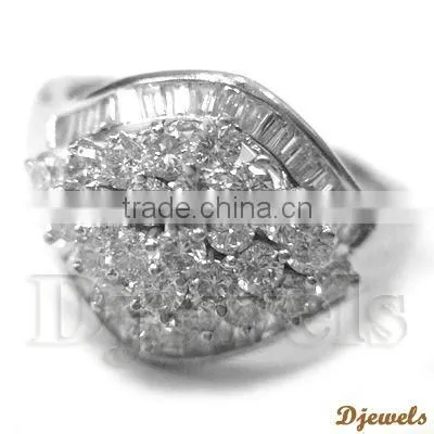 14 K White Gold Rings, Diamond Wedding Rings, Diamond Jewellery