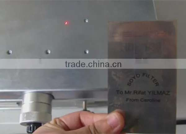 new machinery pump laser marking machine marking on mirror