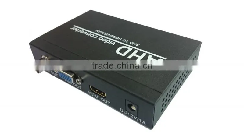 2015 Newest AHD To HDMI & VGA & AV Video Converter