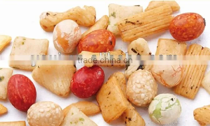 Nori Rice Crackers and Coated Peanuts Mix
