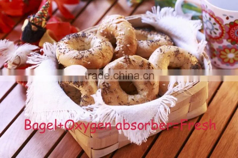 High quality desiccator food grade oxygen absorber/oxygen scavenger for bagel and muffin