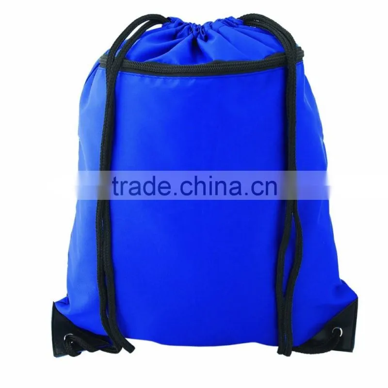 Polyester Microfiber Pack with Mesh Trim Drawstring Bag