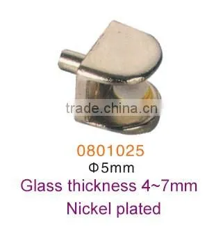 diameter 5mm nickel plated cabinet shelf support pin for glass