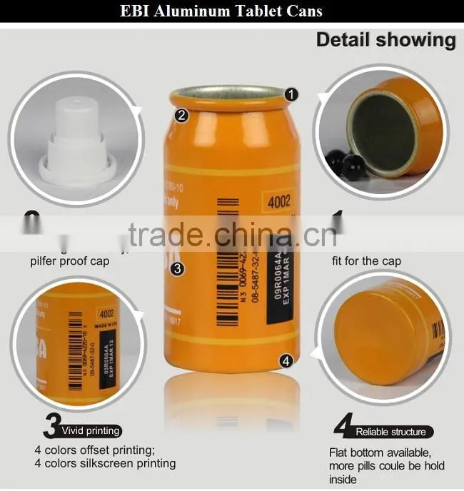 Auminum protein supplements bottle
