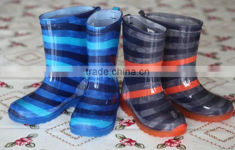 Kids PVC Jelly Transparent Rain Boots Made In China