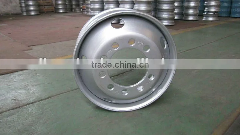 22.5X8.25 tubeless steel truck rims