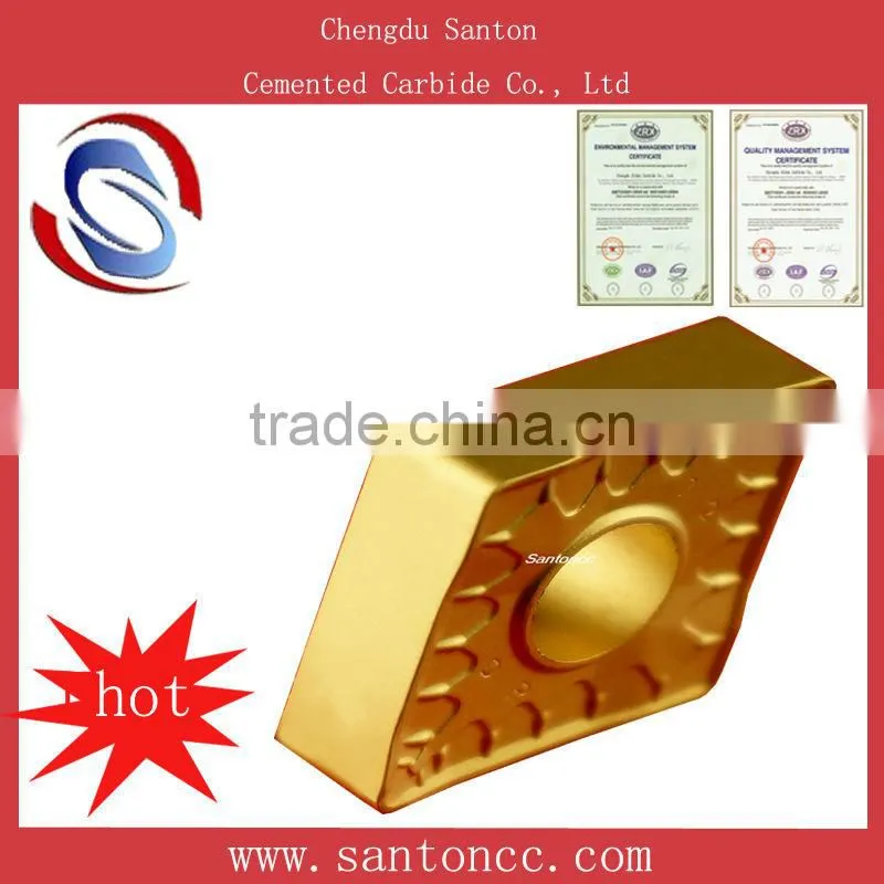 SNMG120408 gold coating carbide insert