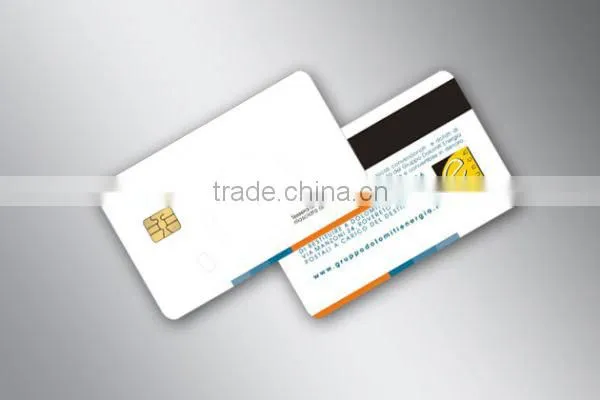 0.84MM Thickness CR80 SLE 5542 Chip Smart Rewritable Contact Card