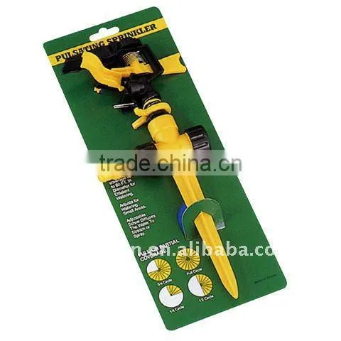 50FT coil garden hose with 2-function nozzle