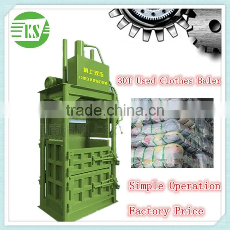 High Quality 30t Hydraulic Vertical Waste Paper Baler Machine