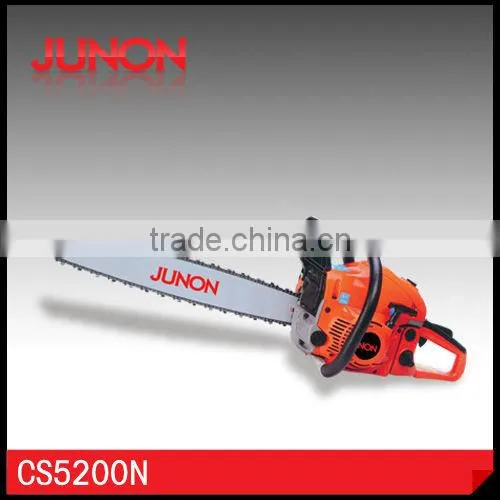 52cc Garden tool big chain saws with 18" 20" 22" Guide Bar