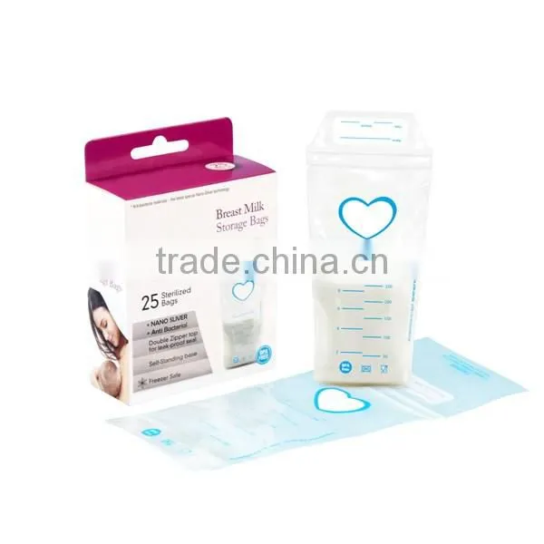 Environmental Food Grade Breast Milk Storage Bag