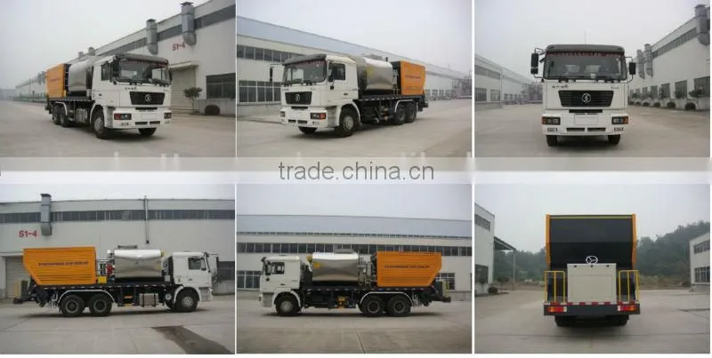 8 M3 bitumen tanker synchronous chip sealer truck