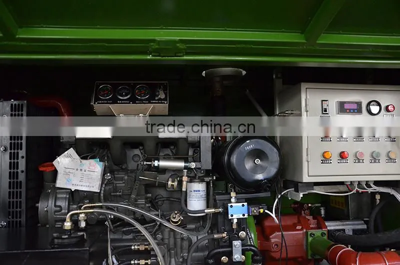 highway slope green grass seeds planting machine