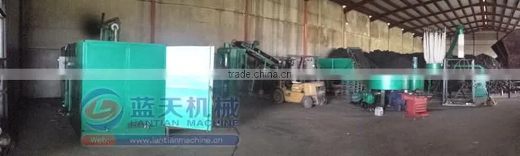 Popular hookah wood charcoal making machine