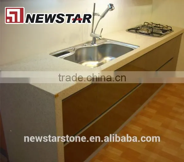 Resin Composite Synthetic Quartz Stone Vanity Top