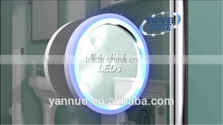 360 Rotation LED Lighted Makeup Mirror, Makeup Mirror With Light Swivel Brite