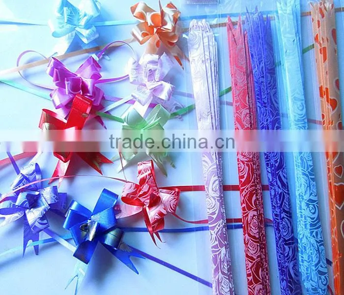 25MM Fashion Handmade Ribbon Flower For Christmas