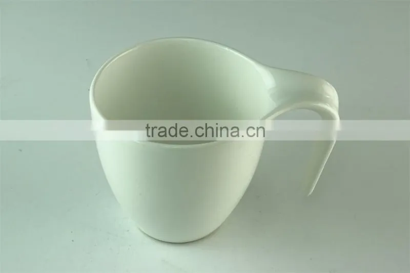Stocked 400ml Fctory Round handle sublimation ceramic coffee White mug/cup standard for daily use