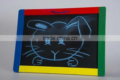 colorful rectangle blackboard writting blackboard