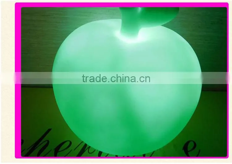 apple smile outdoor car decoration night led lamp