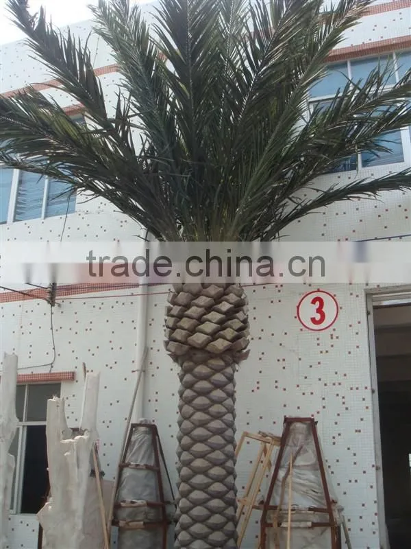 Home garden edging decorative 5ft to 16ft Height outdoor artificial green plastic palm trees EDS06 0840