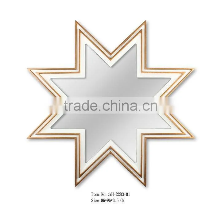 Star shaped wall mirror for home/hotel decor