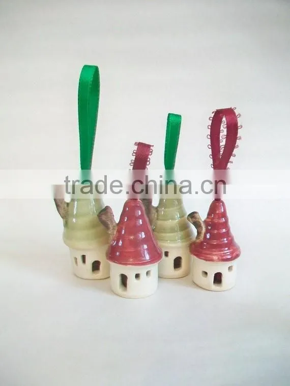 Mini House Christmas Ornaments