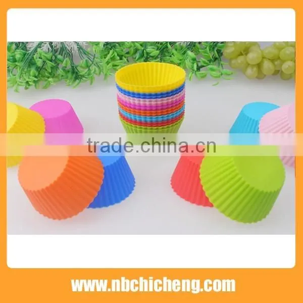 Silicone Baking Cup Muffin Cupcake Mold Muffin Cups Cake Baking Molds