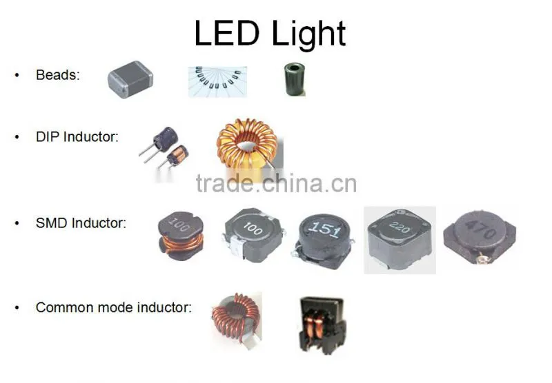 Radial Choke Wire wound Ferrite Core Power Inductor Toroidal Power Choke Coil Inductor