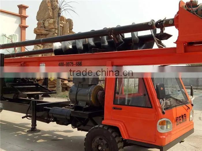 Solar power photovoltaic full hydraulic pile driver from Manufacturer