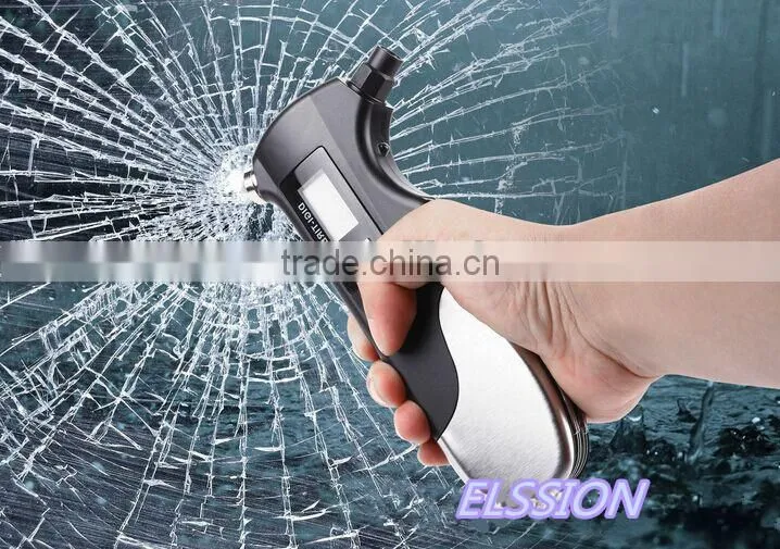 Multifunction Digital Auto Tire Pressure Gauge with LED light and knife