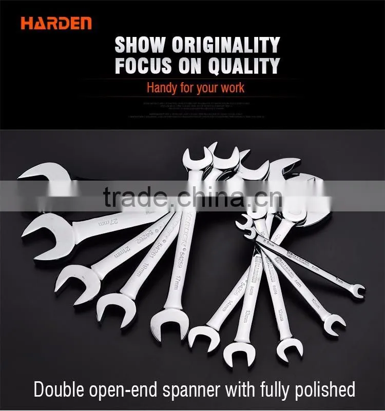 Professional 10PCS Double OPEN-END CRV Ratchet Spanner Set
